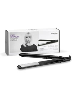 Buy Smooth Glide 230 Hair Straightener | Fast Heat Up Ceramic Coated Plates For Rapid Results | 2 Digital Temp Settings 200°C - 230°C | Breathe Easy With Auto Shut Off Function | ST240SDE Black/Silver in Egypt