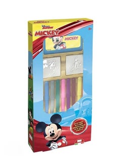 اشتري Mickey Mouse 13-Piece Washable Markers With Stamps And Activity Book Multicolour في السعودية