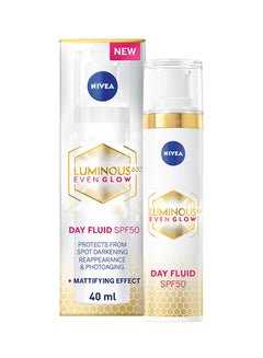 اشتري Luminous630 Even Glow Face Day Fluid Spf 50, Spot Darkening Protection Clear 40ml في السعودية