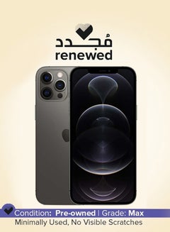 Buy Renewed - iPhone 12 Pro With Facetime 256GB Graphite 5G - International Version in UAE
