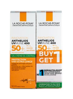 Buy Anthelios SPF 50+ Oil Control Gel Cream Buy One Get One Free 50ml in Saudi Arabia