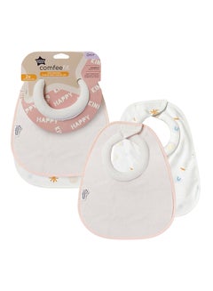 Buy Pack of 2 Closer To Nature Milk Feeding Bib 0 Months+ - Assorted in Saudi Arabia