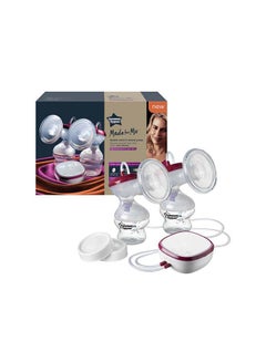 Buy Made For Me Single Electric Breast Pump, Strong Suction, Soft Feel, USB Rechargeable, Quiet, Portable, Express Modes, Baby Bottle Included in UAE