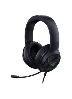 Buy Razer Kraken V3 X Gaming Headset, 7.1 Surround Sound, Triforce 40mm Drivers, HyperClear Bendable Cardioid Mic, Chroma RGB Lighting, PC - Classic Black in Saudi Arabia