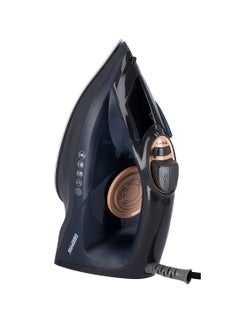 Buy Dry and Wet Steam Iron with Self-clean function, Adjustable Temperature Control, Ceramic Soleplate, Dry/ Steam/ Burst of Steam/ Vertical Steam Function 220 ml 2400 W GSI7703N Black in UAE