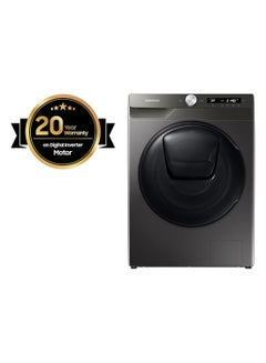 Buy 10 Kg Washer With 7 Kg Dryer With 1400 Rpm, Ai Control, Hygiene Steam, Add Wash, Air Wash And Smartthings WD10T554DBN Inox in UAE