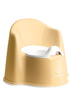 Buy Baby Potty Chair Powder Yellow And White in UAE
