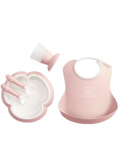 Buy Pack Of 5 Baby Dinner Set Powder Pink in Saudi Arabia