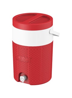 Buy Keep Cold Plastic Insulated Water Cooler Red 21 x 29cm in Saudi Arabia