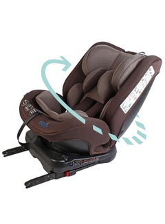 اشتري Rover -Baby/Infant Car seat Group:(0+,1,2,3) (0-12 years) 360° Rotate  - Brown في الامارات