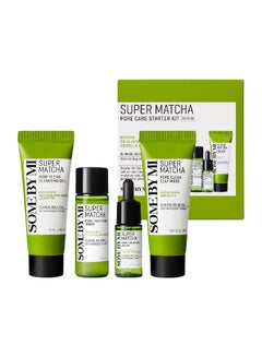 Buy Super Matcha Pore Care Starter Kit Cleansing Gel 42 ml, Clay Mask 42g, Toner 30ml, Serum 10ml in Saudi Arabia