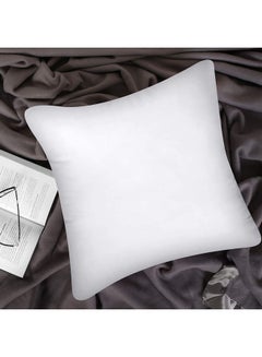 Buy Cushion Filler-Fabric: Non Woven 70gsm-Filling: 250grms Hollow Siliconized Fiber Polyester White 40x40cm in UAE