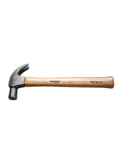 Buy 25mm Shot Blasted Claw Hammer with Hard Wood Handle Beige/Black in UAE