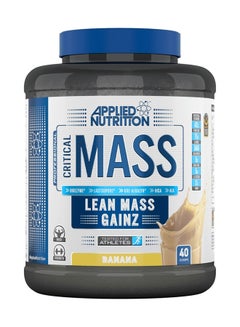 Buy Critical Mass Lean Gainz Banana Protein Powder -40 Scoops-2.4Kg in Saudi Arabia