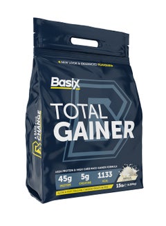 Buy Total Gainer High protein & Carb Mass Gainer Formula Vanilla Whip 15 Lb in UAE