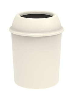 Buy Round Dust Bin  Comp- Off White 10.0Liters in Saudi Arabia