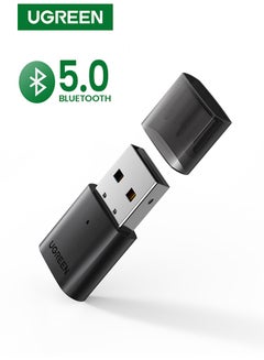 Buy USB Bluetooth Adapter 5.0 Transmitter Audio Receiver PC Desktop Laptop Computer Internet Function Connected To Mobile Phone Wireless Headset Mouse Keyboard Grey in Saudi Arabia