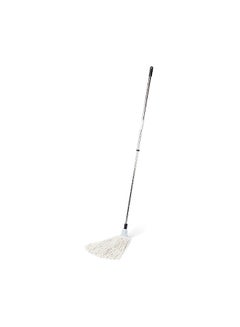 اشتري Cotton Mop With Chrome Telescopic Handle Silver 11x77x11cm في الامارات