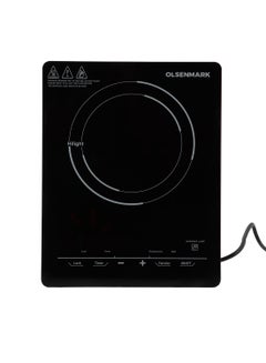 Buy Digital Control Infrared Cooker, Single Cooking Hob, 2000-Watt Burner with Adjustable Temperature, Energy Saving, Touch Control, 10 Power Levels 2000 W OMIC2262K Black/Red/White in UAE