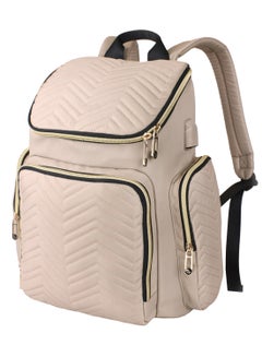 Buy Georgia Diaper Bag Wt Changing Pad And Stroller Hooks - Ivory in UAE