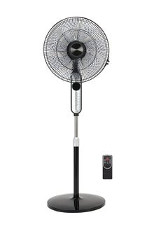 Buy Classic Stand Fan With Remote 70 W OMF1793 Black in UAE