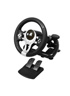 Buy 180 Degree Racing Steering Wheel With Shifter For PC/PS3/PS4/Xbox One in Saudi Arabia