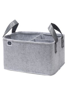 اشتري Foldable And Portable Organizer Diaper Caddy Simplex - Grey في الامارات