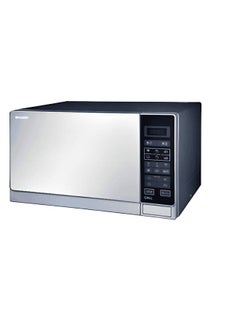 Buy Microwave With Grill-R-750Mr(S) 25 L 900 W R-75MT(S) / R-75MR(S) Silver in UAE