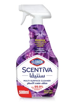 Buy Scentiva Multi Surface Spray Cleaner Tuscan Lavender, Bleach Free 500ml in Saudi Arabia