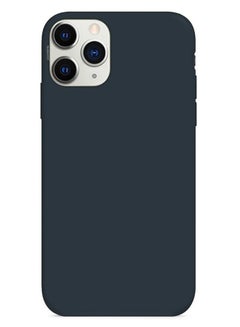 Buy Silicone Cover Case for iphone 12 Pro Midnight Blue in Saudi Arabia