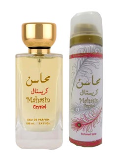 اشتري عطر محاسن كريستال EDP مع مزيل عرق مجاني داخل العبوة 100ملليلتر في مصر