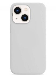 Buy Protective Silicone Case Cover For iPhone 13 (6.1 inch) Grey in UAE