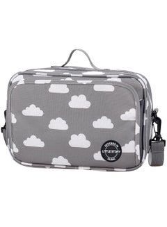 Buy Baby Diaper Changing Clutch Kit - Grey Clouds Grey Cloud in UAE