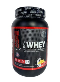 Buy Whey Platinum Standard Vanilla Protein Isolate As Primary Source 24G Protein, 5.8G Bcaas 31 Servings 907g in UAE