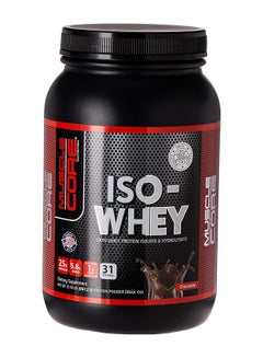 Buy Nutrition Iso-Whey 100% Whey Protein Isolate And Hydrolysate Chocolate 967.2G in UAE