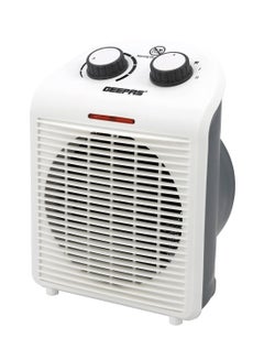 اشتري Fan Heater With 2 Heat Setting Adjustable Thermostat 2000 وات GFH28520 أبيض، أحمر في الامارات