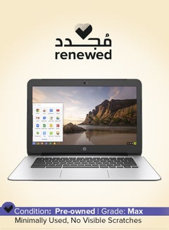 Buy Renewed - Chromebook G4 (2015) Laptop With 14-Inch Display,Intel Celeron Processor/2nd Gen/4GB RAM/16GB SSD/256MB Intel HD Graphics English Black in Saudi Arabia