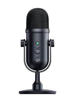 Buy Razer Seiren V2 Pro, Professional-Grade USB Microphone for Streamers, Dynamic Microphone, High Pass Filter, Mic Monitoring, Built in Shock Absorber & Mic Windsock, Gain Control & Mute Button - Black in UAE