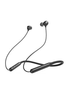 Buy Life U2i Bluetooth Neckband Headphones with 24 H Playtime, 10 mm Drivers, Crystal-Clear Calls with CVC 8.0, USB-C Fast Charging, Foldable & Lightweight Build, IPX5 Waterproof Black in Egypt