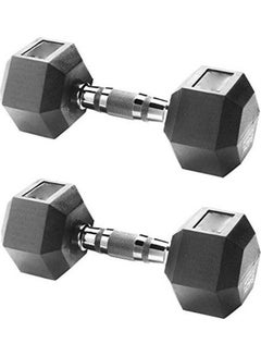 Buy 2-Piece Hex Dumbbells 8kg in Saudi Arabia