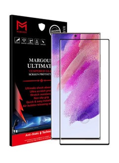 Buy Screen Protector For Samsung Galaxy S22 Ultra 5G Clear/Black in Saudi Arabia