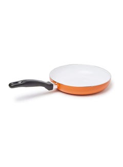 Buy Premium Non-Stick Ceramic Fry Pan Orange 14cm in UAE