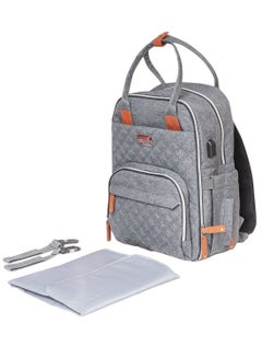 Buy Nutra Diaper Backpack - Grey in Saudi Arabia