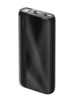 Buy 20000 mAh Traveler 4 Power Bank with 2.1A Fast Charging,Type C &Micro Dual Input &Dual USB Output,Multi-Layer Protection with LED Torch Black in Saudi Arabia