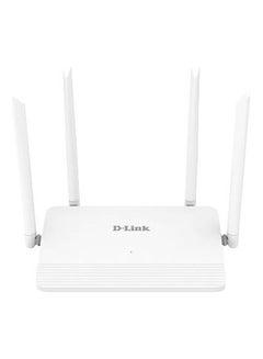 Buy DIR-825M AC1200 Gigabit Dual Band Wi-Fi Router, Speed Up to 1200Mpbs, 802.11ac MU-MIMO Wireless, Multiple Operating Modes, WPA / WPA2, WPA3 Encryption White in UAE