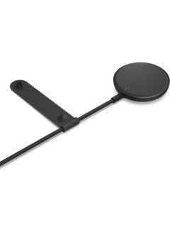 Buy Magnetic Wireless Charger Pad 7.5W - Magsafe Compatible Apple Wireless Charger, Safe And Secure Wireless Charger For Apple iPhone 15/14/13/12 Series Black in Saudi Arabia