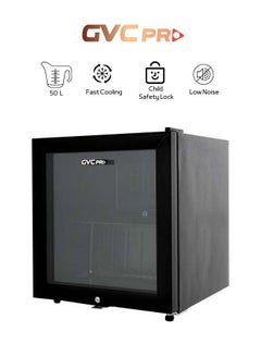 Buy Mini Refrigerator With Glass Door GVRG-75 Black in Saudi Arabia