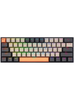 Buy Redragon K530 DRACONIC RGB PRO 60% Wireless 2.4Ghz /Bluetooth/Wired 3-Mode 61 Keys Compact Mechanical Gaming Keyboard – Dust Proof Brown Switches (K530-OG&GY&BK-RGB-PRO) in UAE