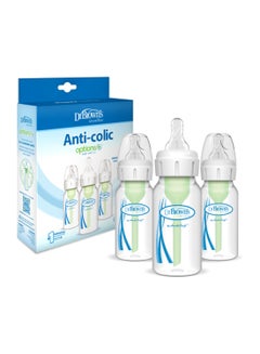 Buy 4 Oz/120 Ml Anti-Colic Pp Narrow Options+ Bottle, 3-Pack in UAE