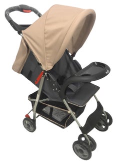 Buy Bezik One Fold Stroller - Biege in Saudi Arabia